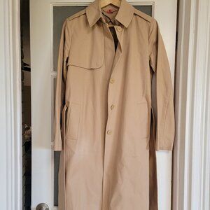 & Other Stories Stockholm Atelier Beige Camel Cotton Trench Coat US 6 / EUR 36